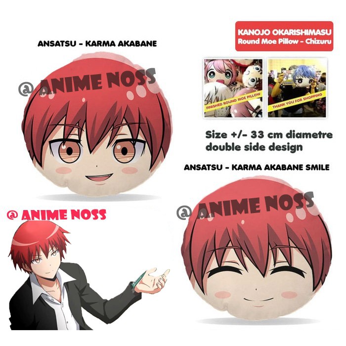 Bantal Kepala Chara Karma Akabane Anime Ansatsu