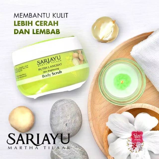 Sariayu Putih Langsat Body Scrub ~ LULUR ~ 175gr