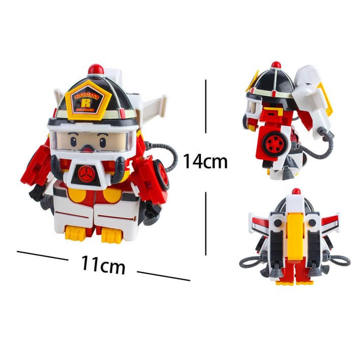 Mainan Anak Figure Robocar Poli Roy Action Pack Space