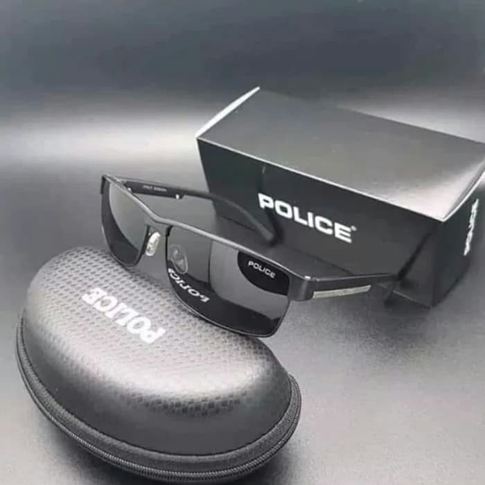 Unik kacamata police p24 keren - Hitam Terlaris