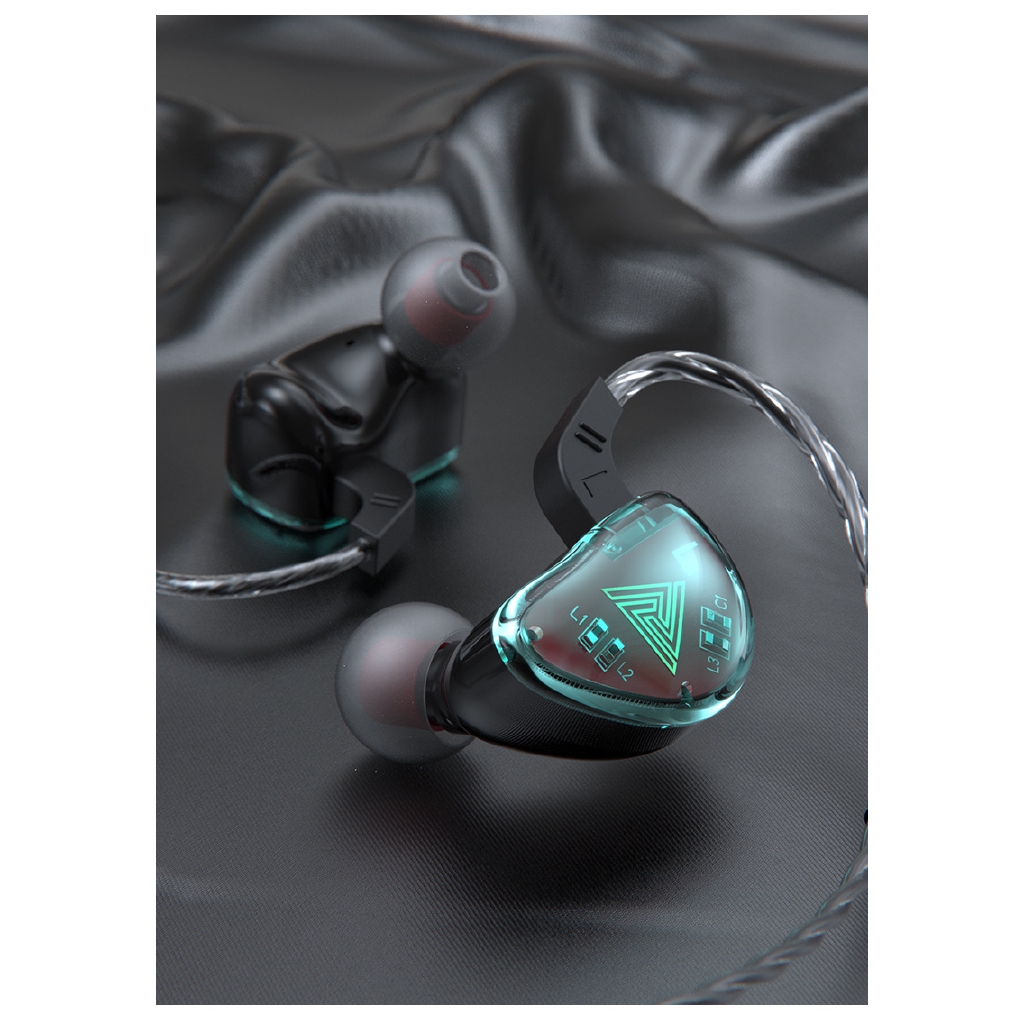 Qkz Ak9 Earphone Hybrid Hifi Bass Dengan Mic Untuk Olahraga Kz Zst