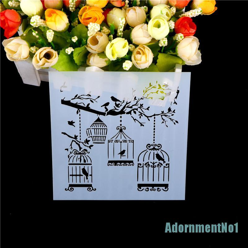 (AdornmentNo1) Cetakan Stensil Cutting Dies Motif Burung Hantu Untuk Scrapbook / Craft Diy