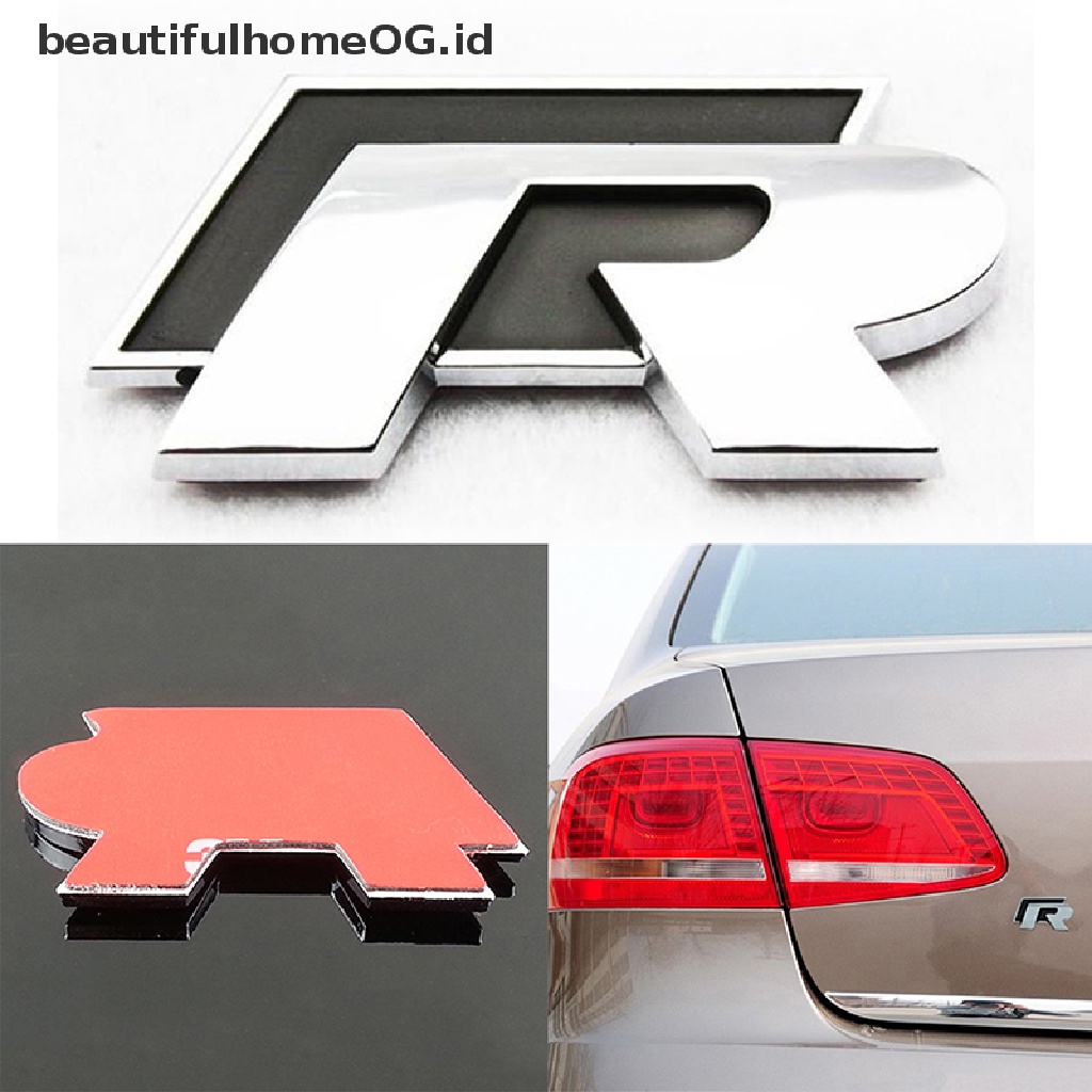 Stiker Emblem Bahan Metal Untuk Bagasi VW GOLF