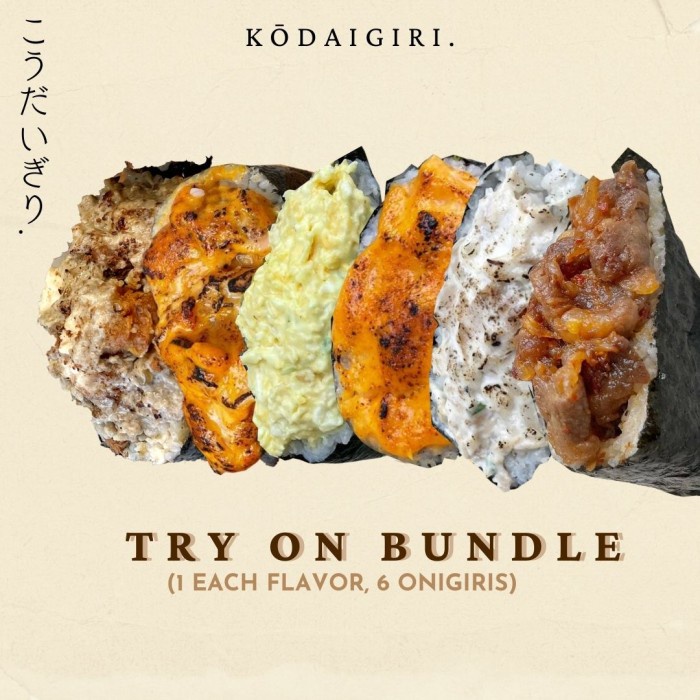 

✨COD✨ Onigiri Kodaigiri - Try On Bundle ( Baca Deskripsi )