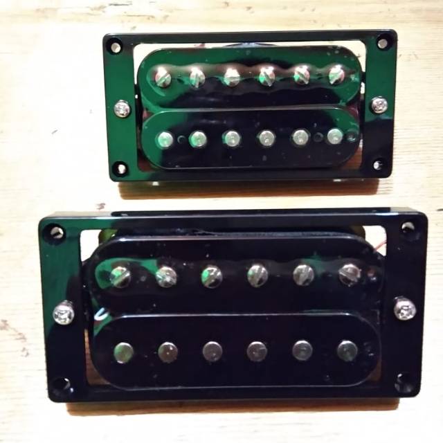 Pickup Guitar Elektrik GNB Set Hitam Type HH Humbucker Humbucker By G&B Korea