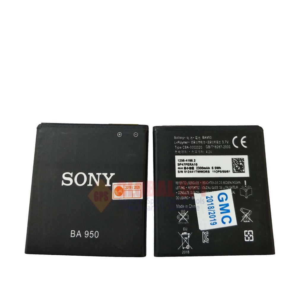 BATERAI SONY ZR / XPERIA C5502 / C5503 BA950 / BATRE / BATERE / BATERRY XPERIA M36H