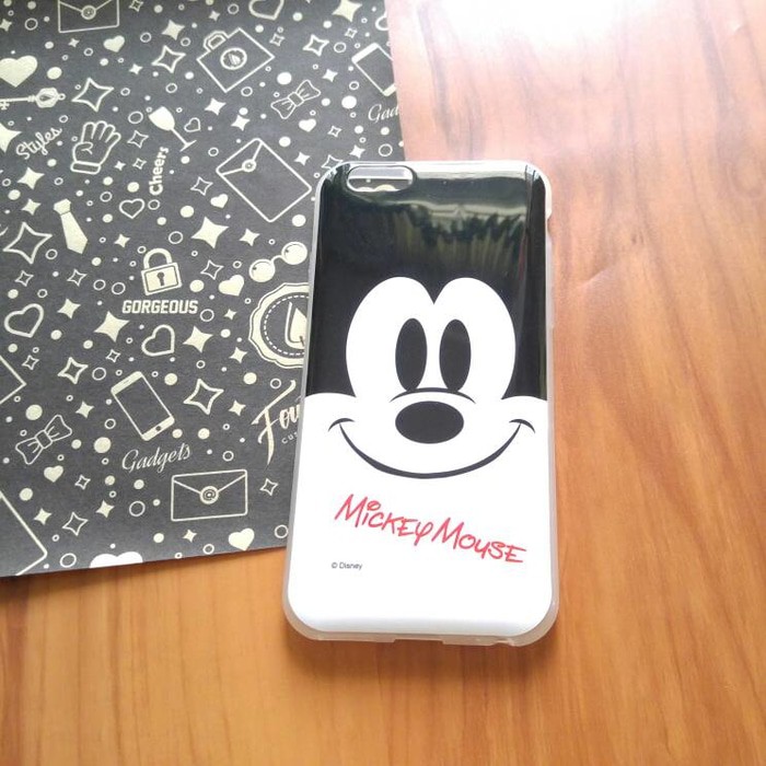 Casing iphone 6 / 6s disney mickey mouse soft jacket case