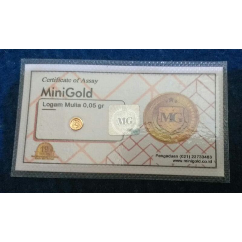 Minigold emas 24 karat