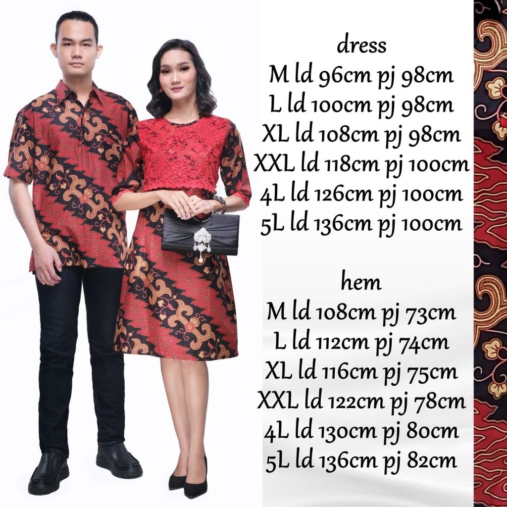 DRESS KEMEJA DEWASA BAJU BATIK ANAK COUPLE SARIMBIT GIOVANNI MEGA MENDUNG