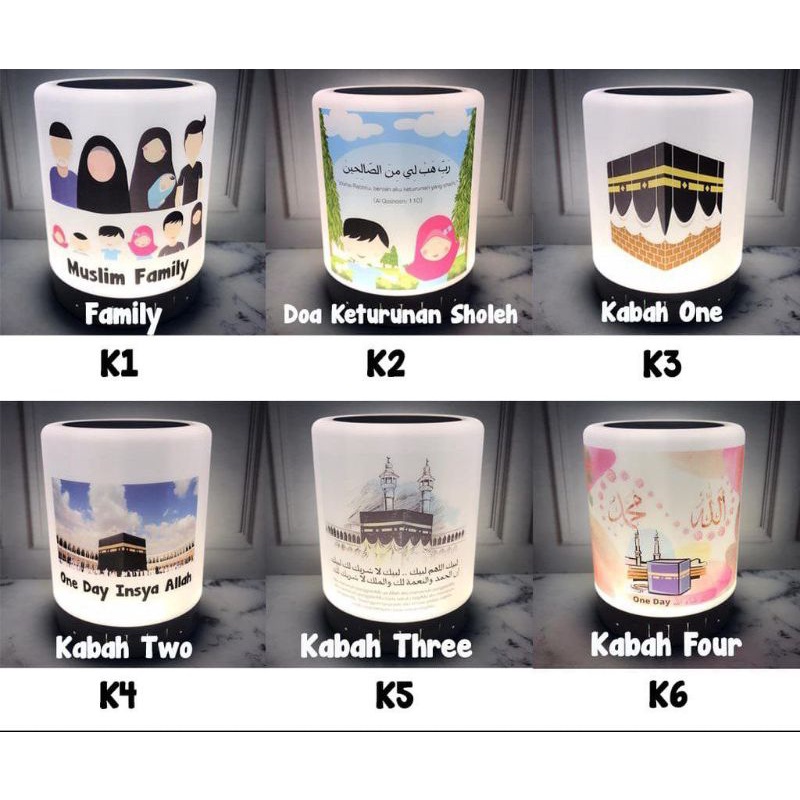 Speaker Murottal Bluetooth LED