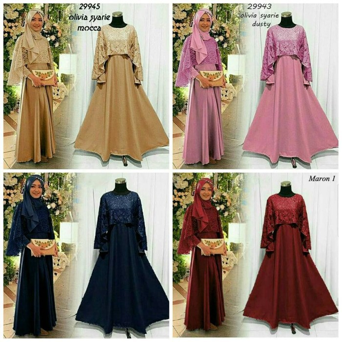 TERBARUGAMIS BROKAT IMPOR/GAMIS PESTA/GAMIS /GAMIS KONDANGAN/GAMIS WISUDA/GAMIS PAYUNG