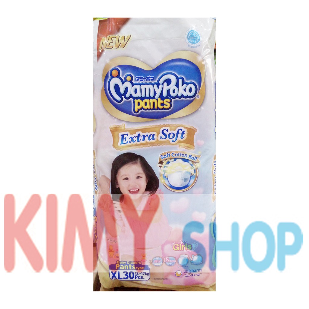 Popokcelana Bayi Mamypoko Pant Extra Soft M64 Girls