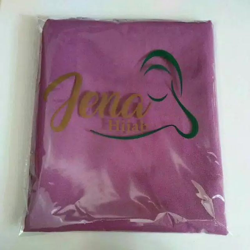 HIJAB KHIMAR/ BERGO DUA LAYAR BAHAN  CERUTY BOBY DOL-Ungu