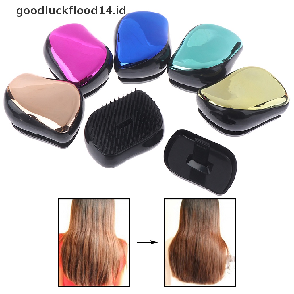 [OOID] Magic Hair Brush Handle Tangle Detangling Comb Shower Massage Hair Styling Tool ID