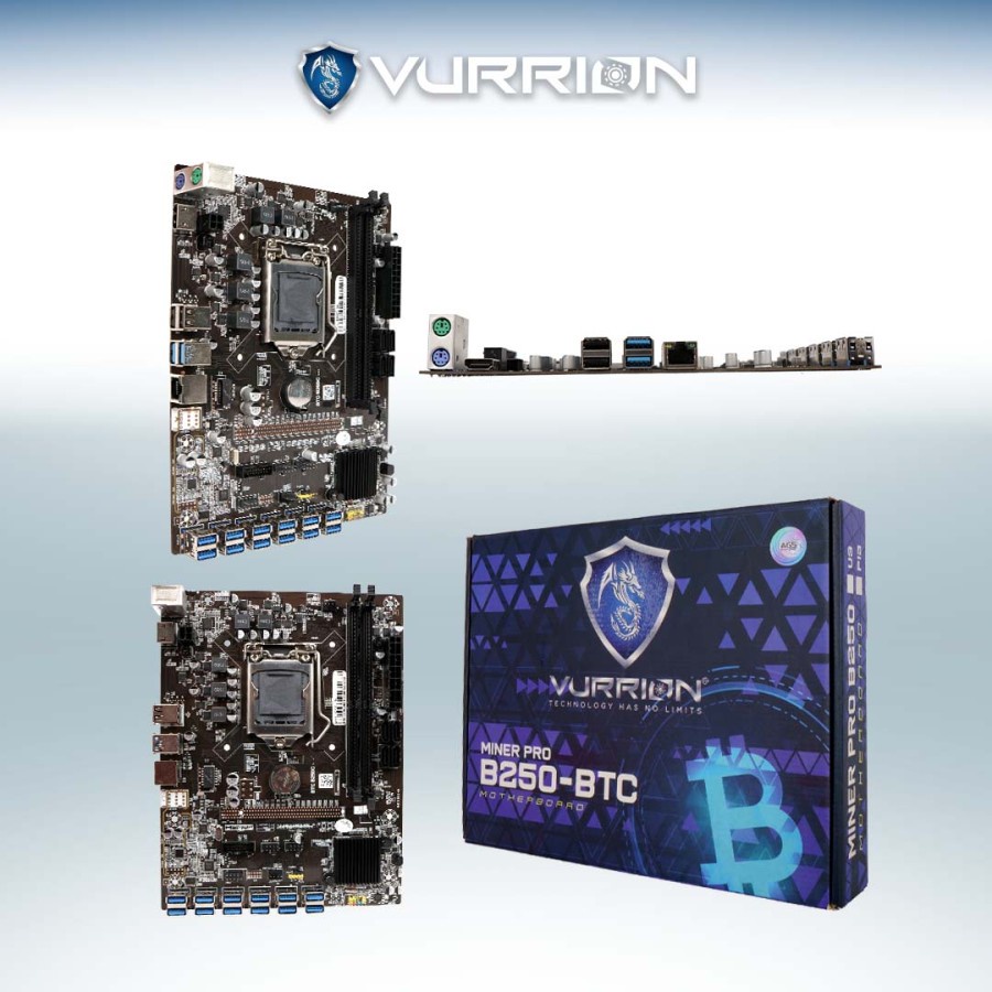 MAINBOARD MOTHERBOARD VURRION Mobo MinerPro B250 U3