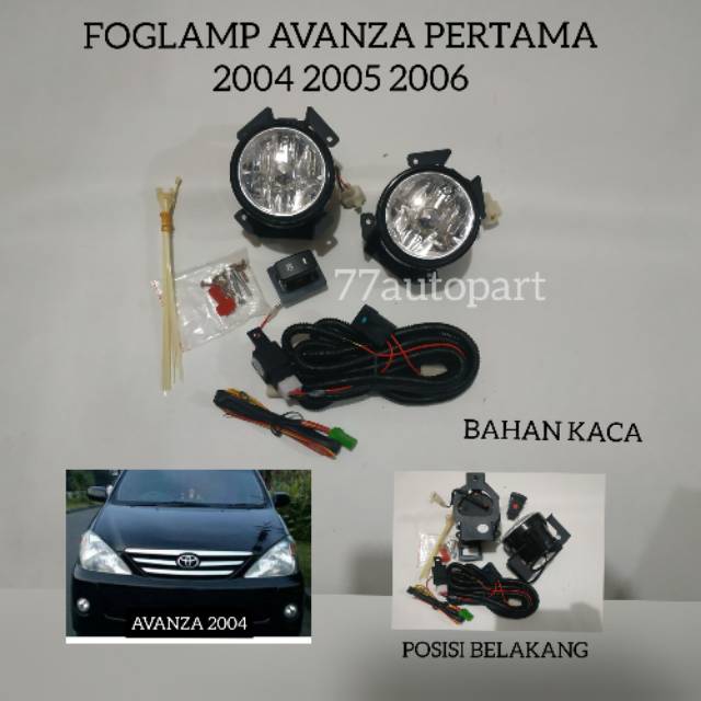 Lampu kabut foglamp avanza pertama 2004 2005 2006