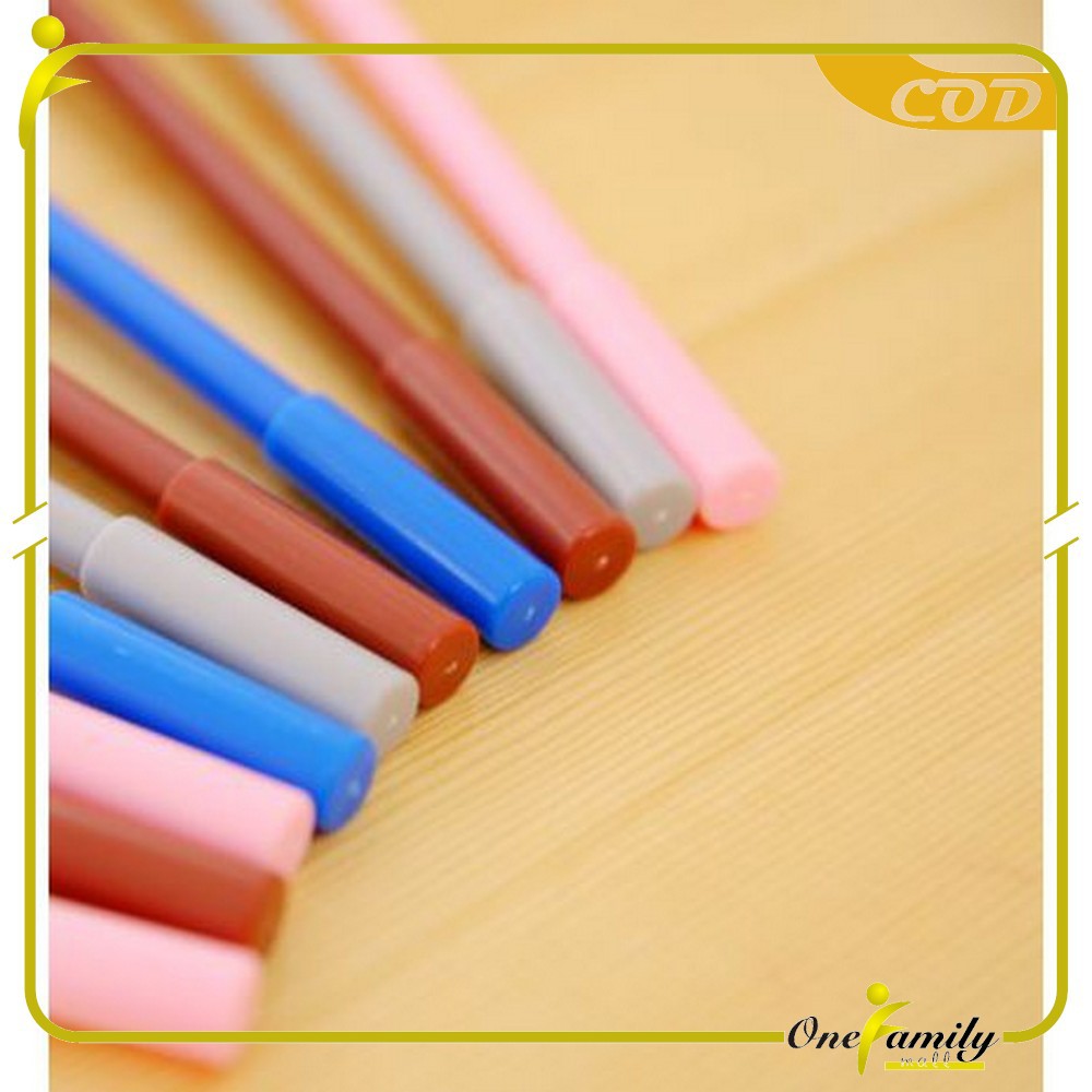 ONE-A7 Pena Hamburger Cartoon/Pulpen Burger Unik/Pen Burger Kartun Line Stationary-7