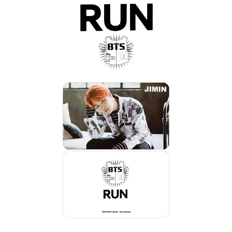 Kartu Lomo Foto BTS Bangtan Boys RUN SUGA JiMin V RM Jin J-Hope Jung Kook