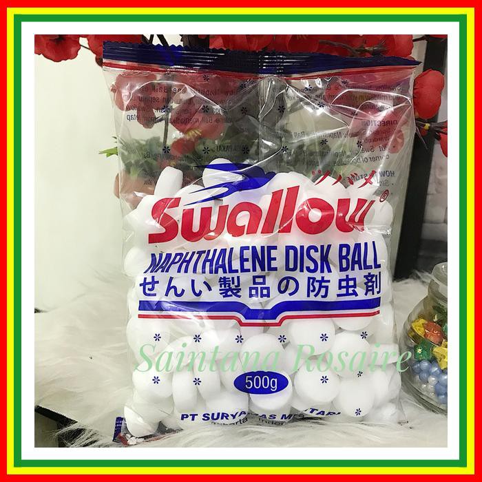Swallow kapur barus 500gr kamper naphthalene disk ball