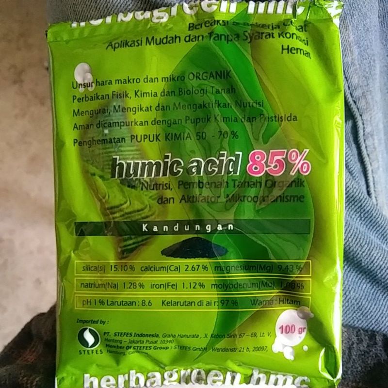 STEFES Humic Acid 85 % Pupuk Organik Penyubur Tanah Memperbaiki PH tanah