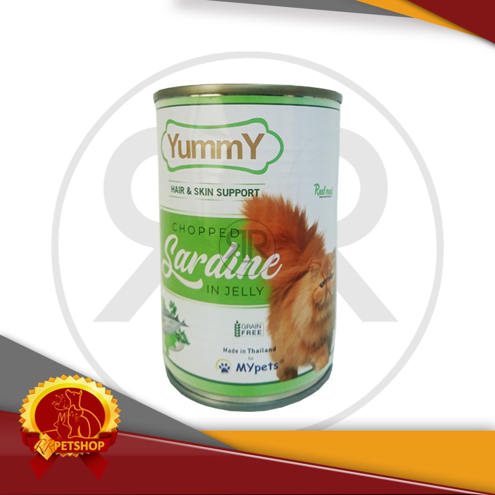 Cat Food / Makanan Kucing Yummy Hair And Skin Support 400 Gram ( Wet Food )