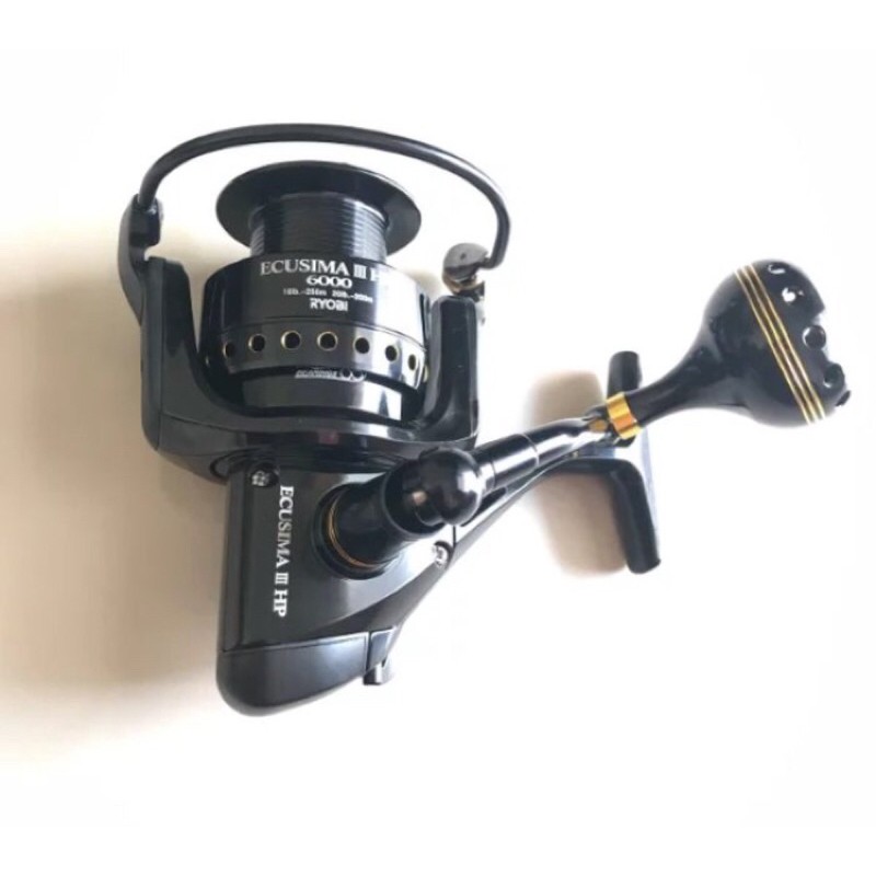 Reel Ryobi Ecusima III HP Size 6000 dan 8000 Power Handle