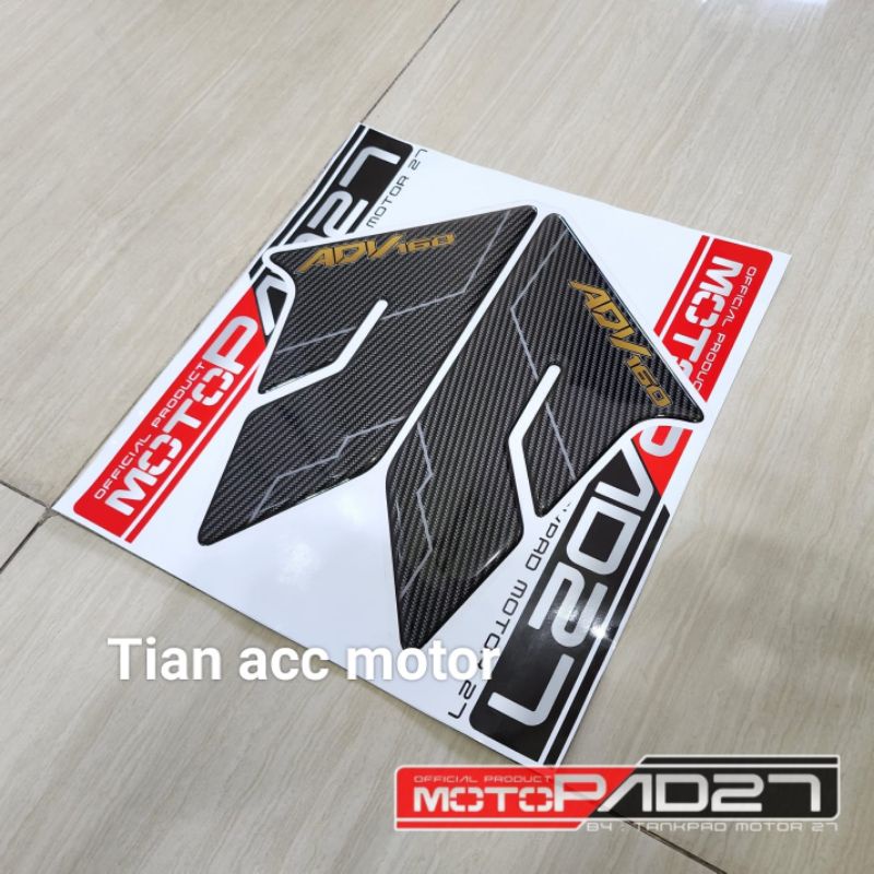 sticker stiker resin sayap depan / body samping depan Honda ADV 160