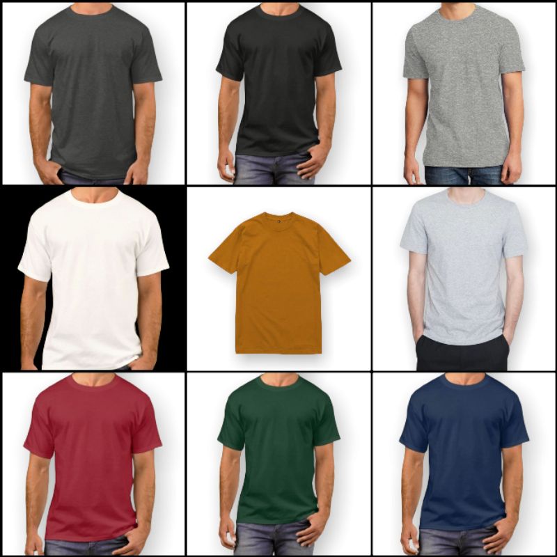 KAOS POLOS COTTON COMBED IMPORT PREMIUM