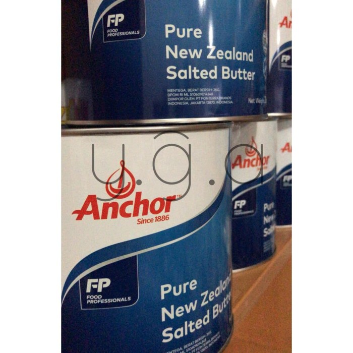 

101bfbb Anchor Salted Butter Anchor Butter Mentega Anchor 500Gr Xa201As