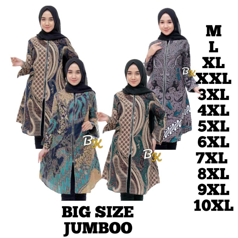 Pusat Grosir Tunik Batik Modern Big Size Jumbo M.l.xl.xxl.3xl.4xl.5xl.6xl.7xl.8xl.9xl.10xl JJ1wKnUVZJp8N1