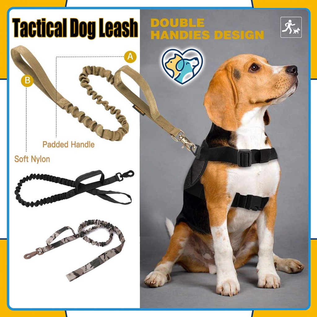 Tali anjing Dog leash Tali kuat 20inches Tuntun harness hewan Fleksibel Retractable