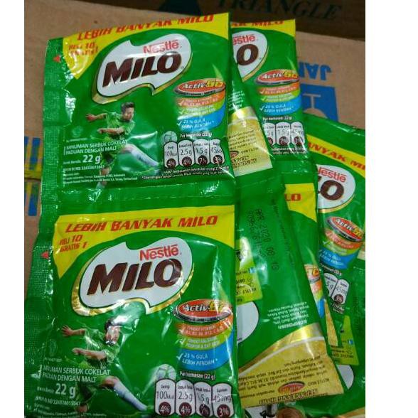 

❇X643♥ Milo Sachet 22gr (1renceng = 11sachet) ✪