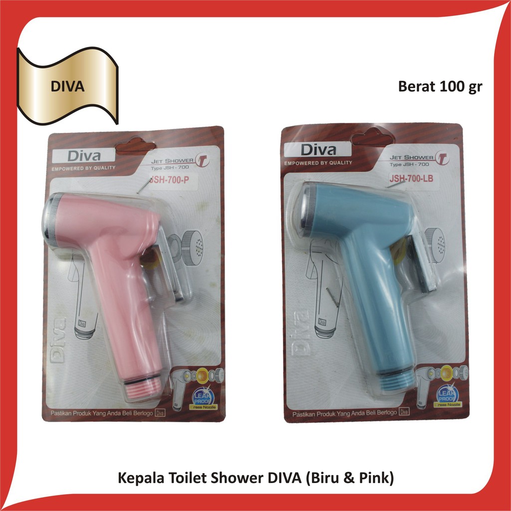 Kepala Toilet Shower / Kepala Shower Toilet DIVA / Semprotan Cebok WC Kepalanya saja