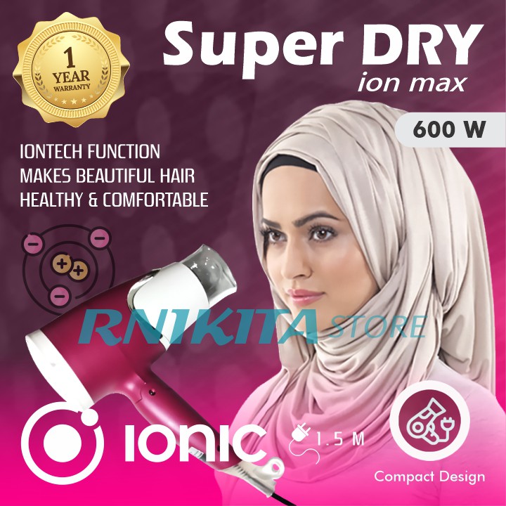 BOLDe SUPER DRY ION MAX - Good Material Hair Dryer With IONIC