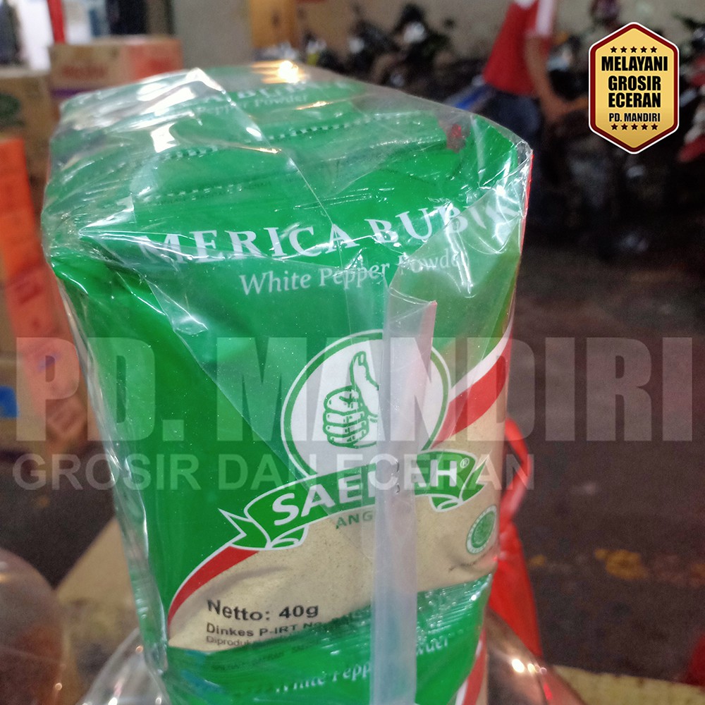 

SAERAH MERICA BUBUK 40 GR ISI 10 PCS