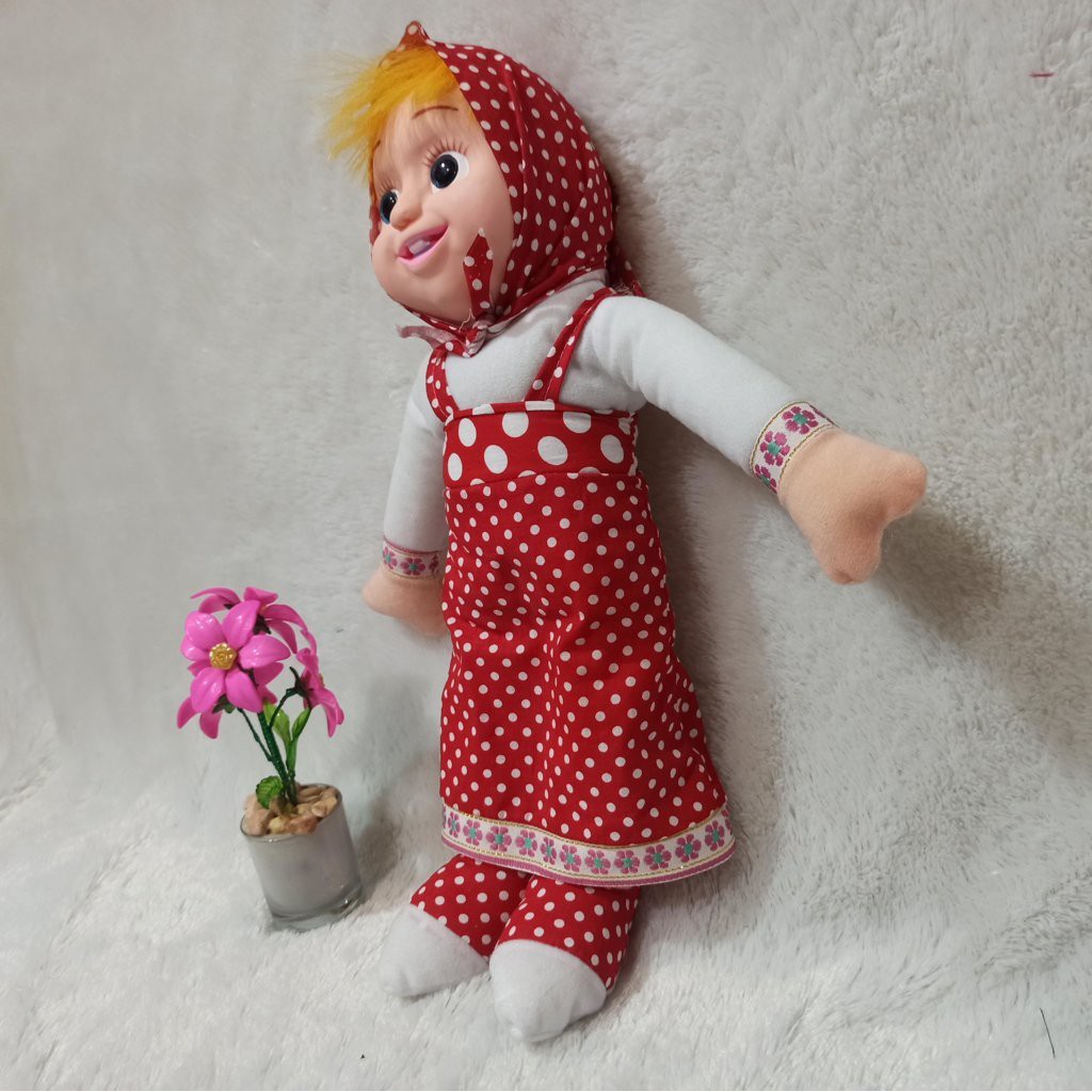 Boneka Marsha polkadot murah