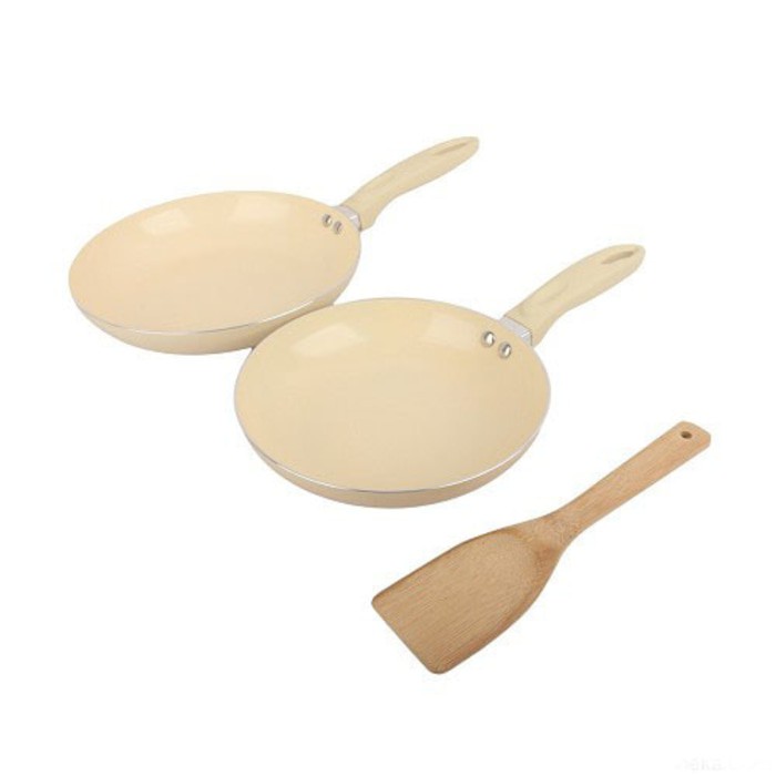 Frypan Kangaroo KG-675 2 Set - Wajan Aluminium Marble 24 &amp; 20 cm