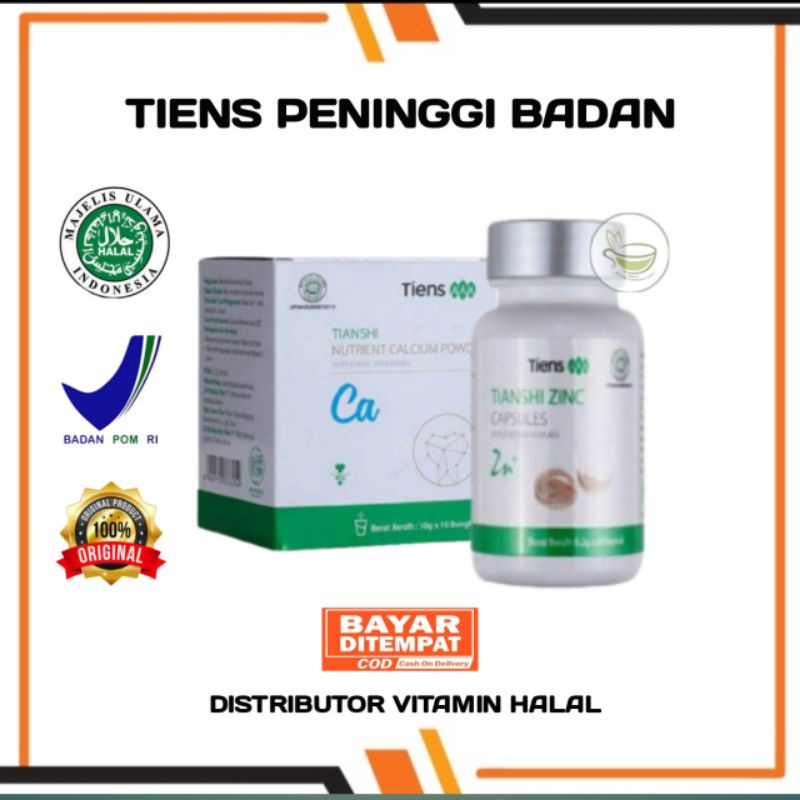 

Peninggi Badan Tiens Susu Kalsium NHCP & zinc Capsules