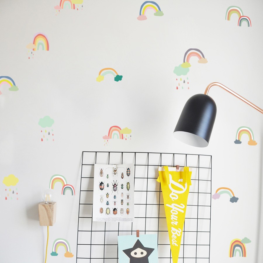 The Storage Shoppe - Wall Sticker / Stiker Dinding / Stiker Dekorasi Rumah COLORFUL RAINBOW