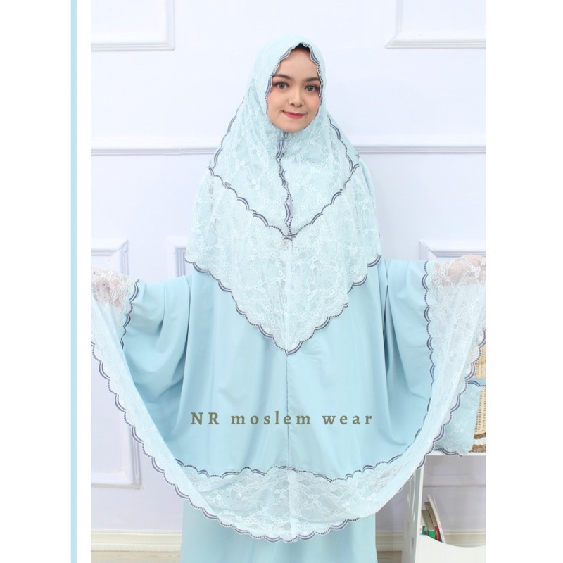 MUKENA SYIREN SESERAHAN MEWAH TWO IN ONE , MUKENA PREMIUM