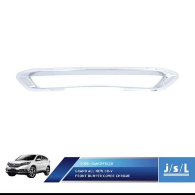 Cover bumper depan Grand CRV/ front bumper cover chrome jsl