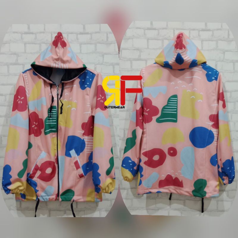 JAKET HOODIE SEPEDA WANITA / JAKET WANITA PRINTING / JAKET WANITA