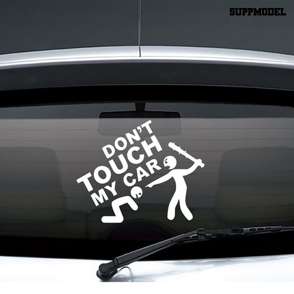 Stiker Tulisan Don Not Touch My Car Untuk Dekorasi Bumper Mobilmotor