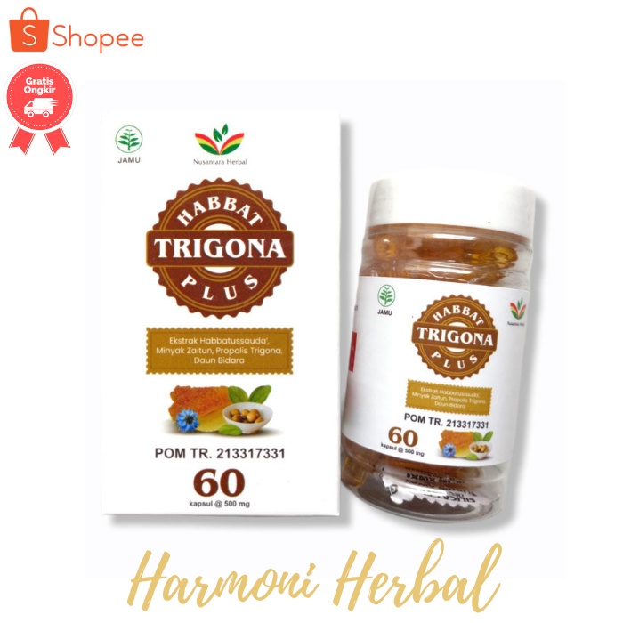 Habbatussuda Oil 4 In 1 Trigona Plus Isi 60 Kapsul