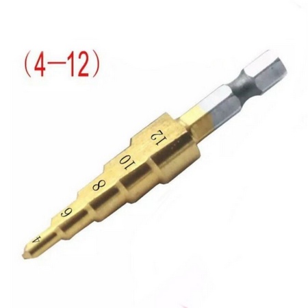 JLD Step Drill Mata Bor Pagoda 4mm-12mm