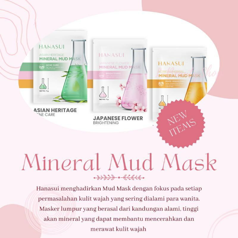 HANASUI Mineral Mud Mask