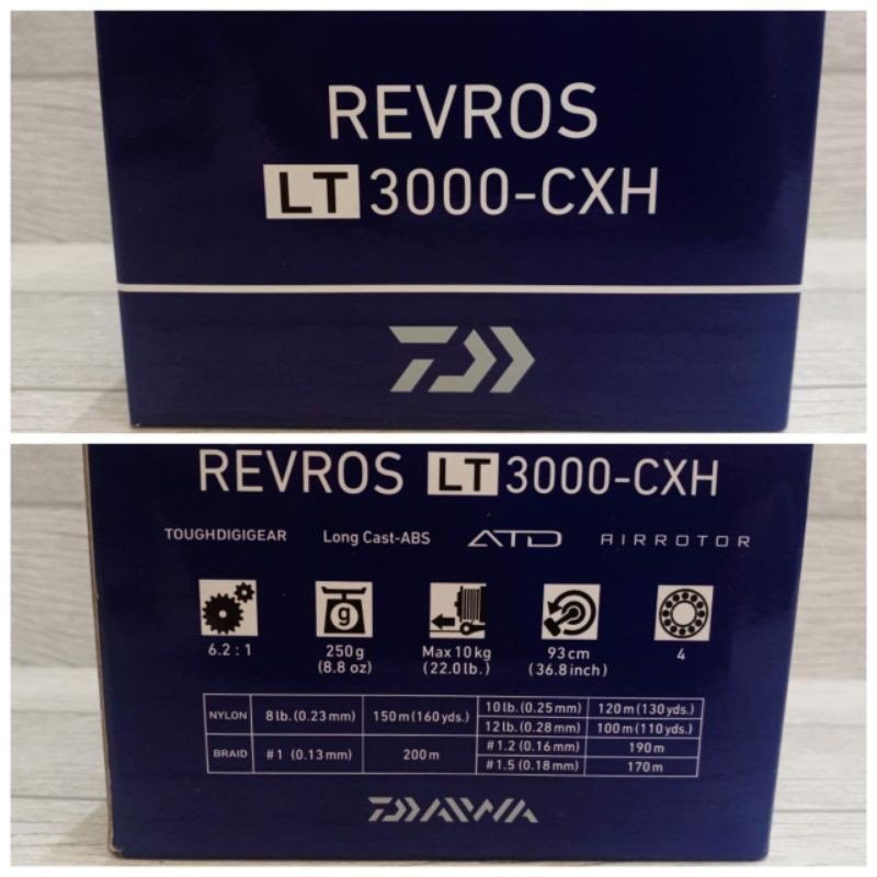 REEL PANCING DAIWA REVROS LT 1000/3000/4000 XH/XCH... ORIGINAL