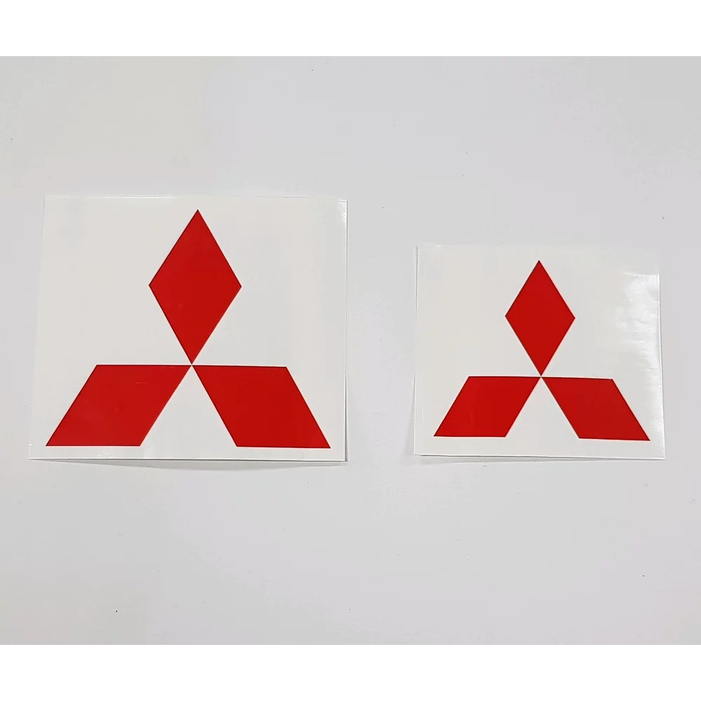 Stiker Sticker Logo Mitsubishi Xpander Merah dan hitam