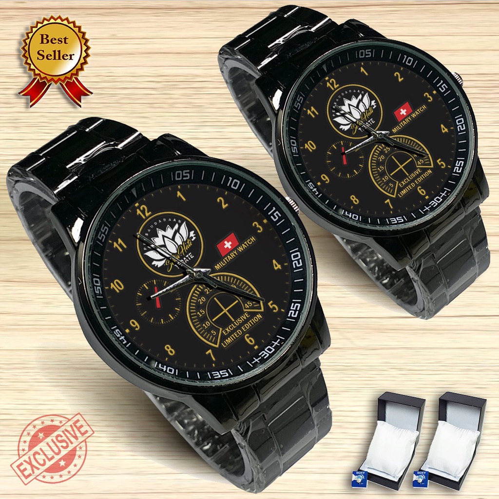 {Exclusive} Jam Tangan Couple PSHT  (Satuan/Seapasang)