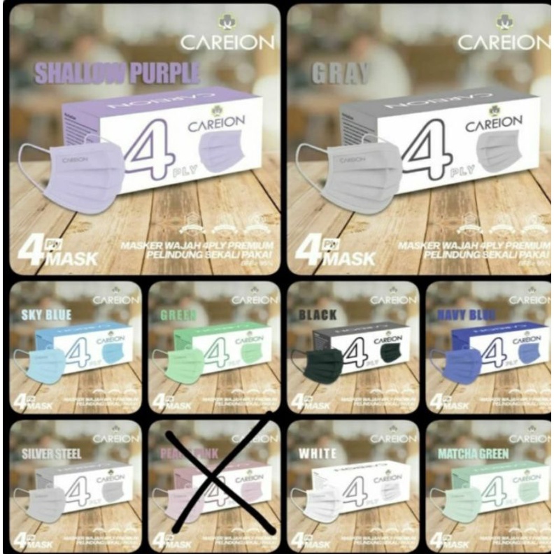 masker careion 4ply